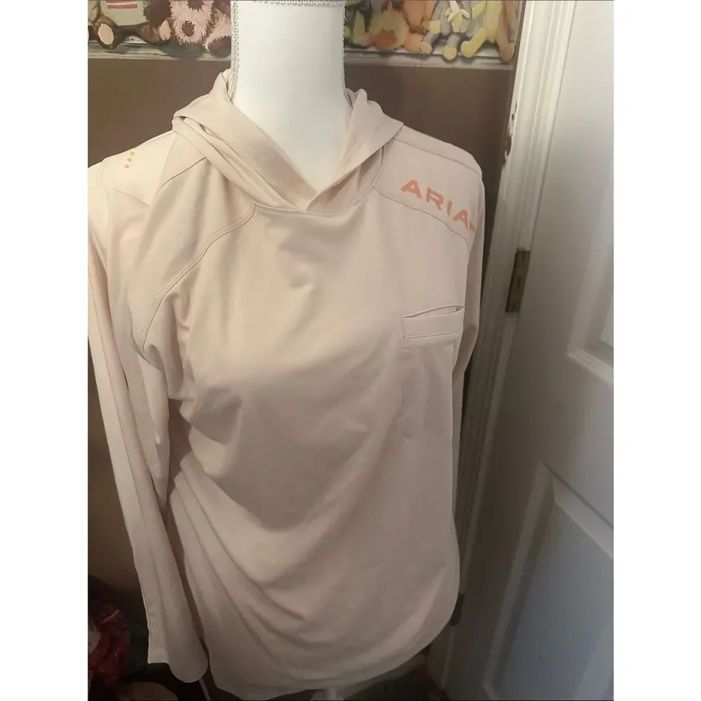 Ariat Rebar Sunblocker  Hooded Tshirt NWT Size medium
